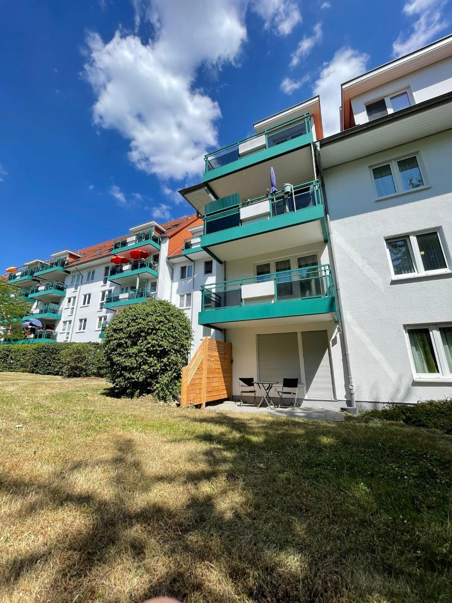Traber Apartments Studio Kaffee Terrasse & Parken Leipzig Exterior photo