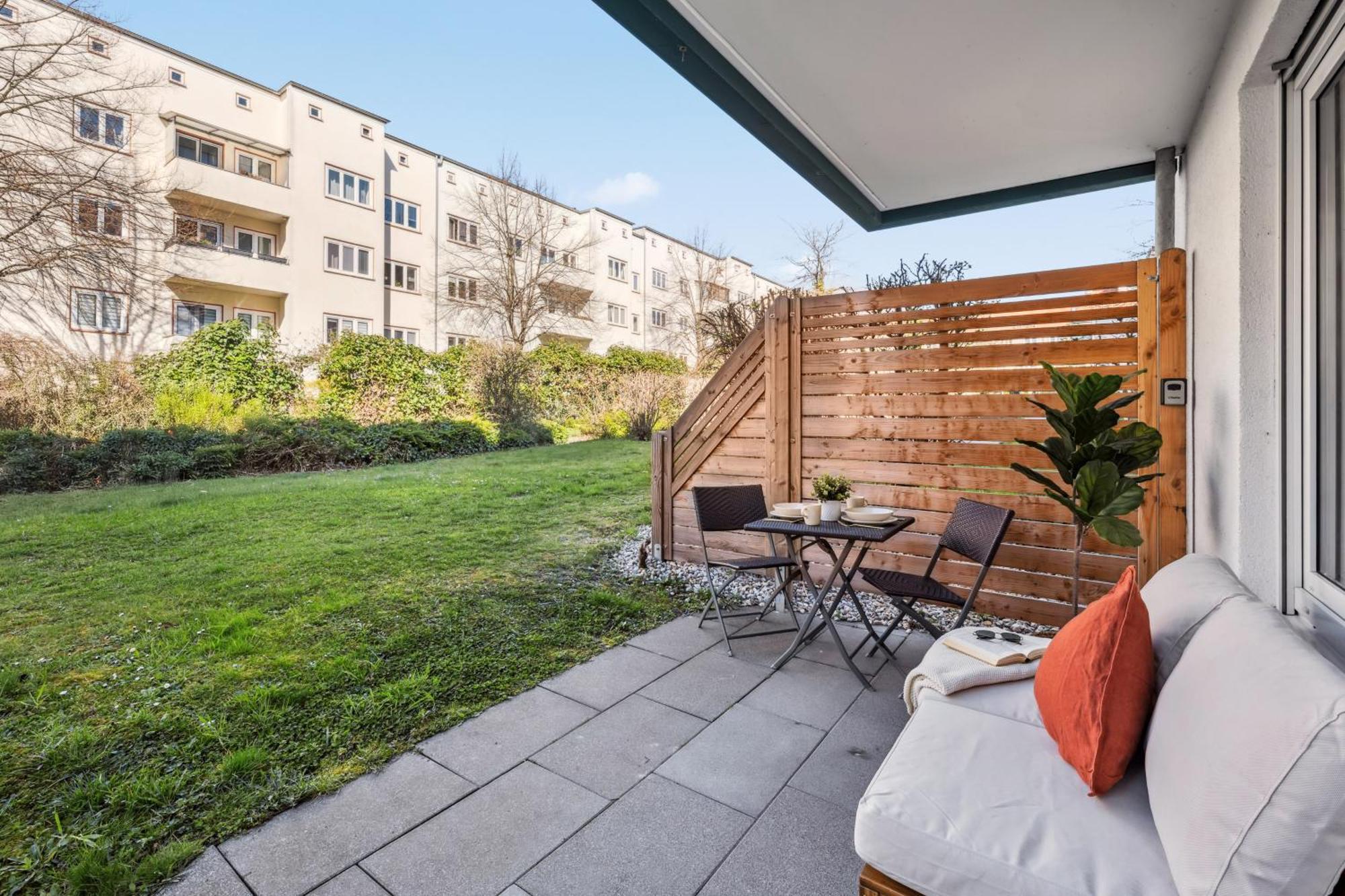 Traber Apartments Studio Kaffee Terrasse & Parken Leipzig Exterior photo